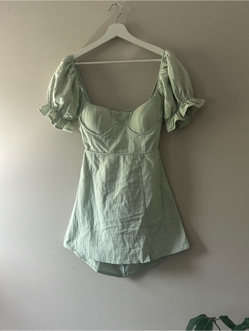 Here Comes The Sun Sage Green Dress
